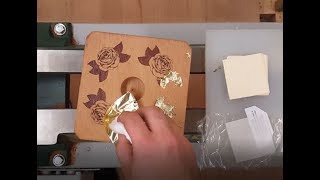 Wood turning - Lets try out gilding a tealight holder!