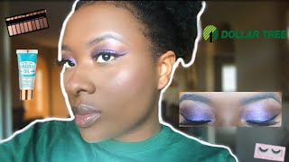 I TRIED DOLLAR TREE MAKEUP FOR THE FIRST TIME ... I’M SHOOK !!!