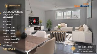 Condo à vendre (389 500 $) - Longueuil - Jean Laurin