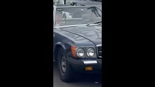 Rudy Giuliani drives to polling station in Mercedes he was ordered to surrender