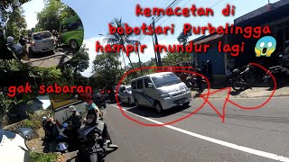 H+1 lebaran otw Purbalingga - Tegal // macet total Bobotsari 😱  hampir  #motovlogpemula #hampirjatuh