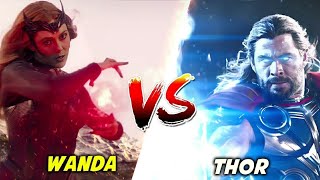 WANDA VS THOR #thor #thorloveandthunder #wandavision #scarletwitch #zeus #hela #herculeS #100000000k