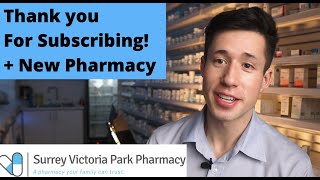 500 Subs - Thank You! - Surrey Victoria Park Pharmacy