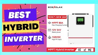 ECGSOLAX 1000W 1500W Hybrid Solar inverter 12V 24V 220V Output Hybrid inverter