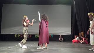 Mini obra de teatro: Hércules y la hidra de Lerna.