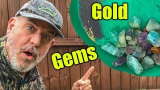 Prospecting Gold and Gems Concentrates - Raw Pay Dirt