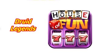 HOUSE OF FUN Casino Slots Game How To Play "Druid Legends"  $2.6 Mil WIN