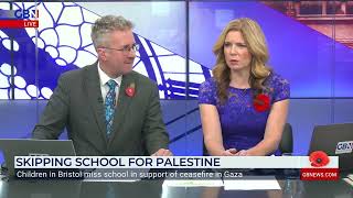 'REPULSIVE'  Kids taken out of school to protest for Palestine