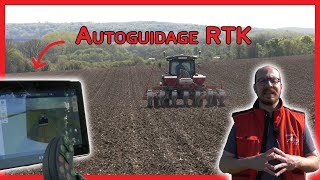 Système d'autoguidage RTK chez Eric Loyau