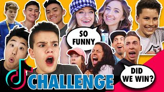 Famous YouTubers vs Famous Tik Tok Stars Challenge