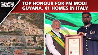 PM Modi Latest News | Top Honour For PM Modi In Guyana, €1 Homes In Italy