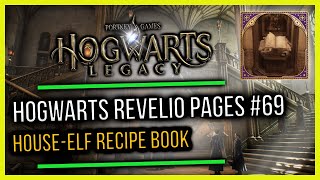 Hogwarts Castle Field Guide Revelio Pages #69 House-Elf Recipe Book