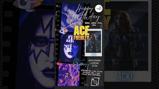 Ace Frehley of KISS is celebrating birthday 73! Happy Birthday Space Ace! #acefrehley #kiss #shorts