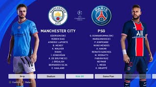 UEFA GROUP STAGE- MATCHDAY 2  [ MANCITY  VS  PARIS SG ] gameplay