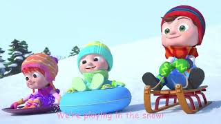 Winter Song Fun in the Snow CoComelon Nursery Rhymes Kids Songs Video