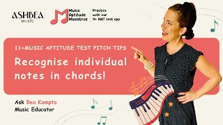 Recognise Individual Notes in Chords | 11+Music  Aptitude Test (MAT) Texture Tutorial and Tips