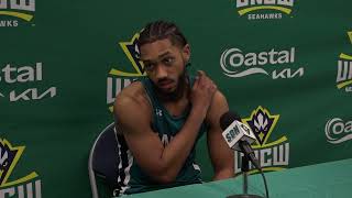 UNCW MBB Donovan Newby | Postgame vs Sam Houston, 11-29-24