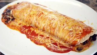 EATING AN ENCHILADA!!!