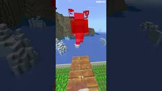 Blowing my girlfriend up in Minecraft speed run #shorts #minecraft