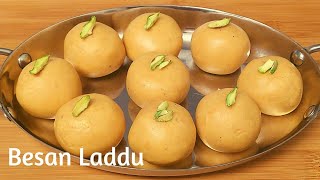 Easy Besan Laddu | Besan Ladoo | Chickpea Flour Ladoo | Quick & Easy Sweet Recipe| Easy Ladoo Recipe