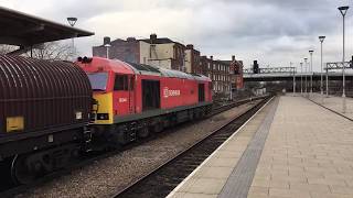 DB cargo 60044 storms away form derby working Wolverhampton to Immingham steel train