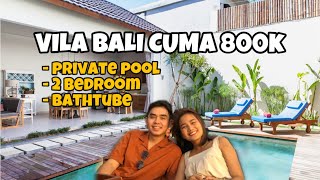 VLOG | VILLA MURAH DI BALI | Arvhie & Jesi