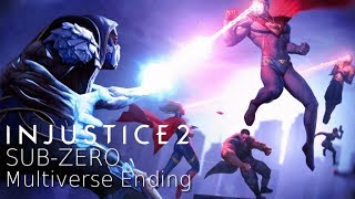 SUB-ZERO VS SUPERMAN!!! Injustice 2 - Sub-Zero Multiverse Story Ending