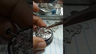 Fake Seiko 5 automatic overhauling, usapang Relohan short videos for watch repair train wheels