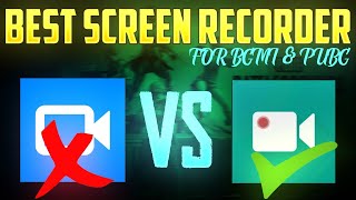 🔥BEST NO LAG SCREEN RECORDER FOR BGMI ANDROID HOW TO RECORD BGMI PUBG MOBILE GAMEPLAY WITHOUT LAG