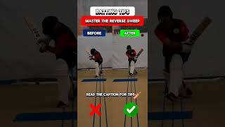 Batting Tips 😱🏏 REVERSE SWEEP ! #short #cricket #trending #shortfeed