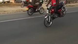 Amazing Bodaboda Rider stunts in Africa