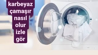 Karbeyaz çamaşır nasıl yıkanır izle ve gör!!!