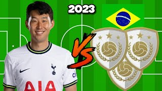 Son Heung Min 🆚 3 Brazilians 🇧🇷🔥💪 (2023)