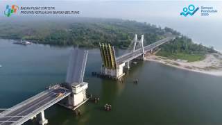 Flashmob Sensus Penduduk 2020 Bangka Belitung di Jembatan Emas