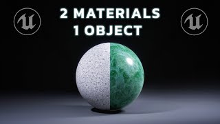 How To Add Multiple Materials To A Single Object in Unreal Engine 5 - Tutorial