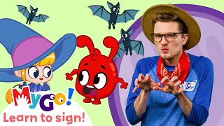 Learn Sign Language with Morphle! | Halloween | MyGo! | ASL for Kids