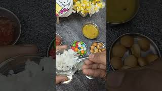 Day-10 miniature lunch box packing |🥰🥰🥰 Dal chawal Lunch Box | #lunchbox #miniaturecookin #shorts