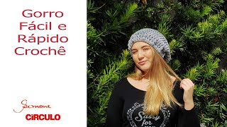 Gorro de Crochê Adulto Fácil e Rápido para Iniciantes