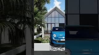 rumah scandinavian, rumah minimalis, jasa arsitek jakarta, bangun rumah murah #shorts