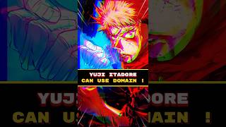 Yuji Itadore can Use Domain Expansion #jujutsukaisen #anime #shorts