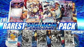 WE PULLED IT! Opening The RAREST Digimon Card Game Booster Pack! The MOST VALUABLE CARD Unpacked!