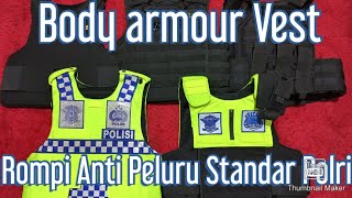 Rompi Anti Peluru Standar Polri