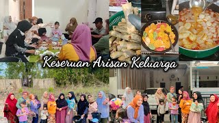 DAILY VLOG || KESERUAN ARISAN KELUARGA ||MENU SEBLAK, BAKWAN SAYUR, PISCOK LUMER & ES TEH SELASIH 06