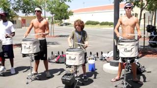 2010 Blue Devils drumline  - 12yr old Brandon center snare