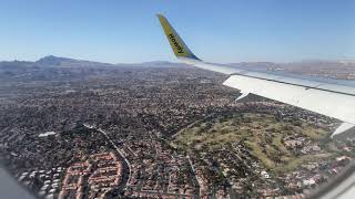 Flying into Las Vegas Nevada