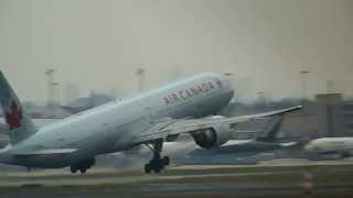 Air Canada Boeing 777-333ER [C-FITU] takeoff at Cologne-Bonn (CGN) HD