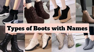 Different Types of Boots with their Names/ Boots for Girls and Women||TRENDY BUCKET