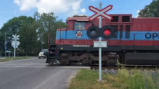 GE C36-7i-1525 at "Kiviõli" crossing / Тепловоз Ц36-7и-1525 на переезде Кивиыли