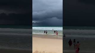 Monsoon season (storm) Kata beach Phuket Thailand 🇹🇭