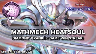 Diamond 1 Rank Mathmech Heatsoul Deck Season 15 (March 2023) - Yu-Gi-Oh! Master Duel